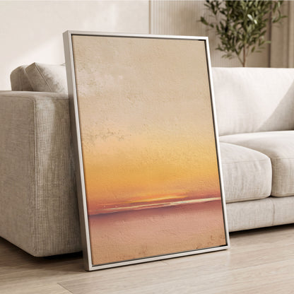 Hushed Horizon – wall art displayed in a styled interior, gallery view 2