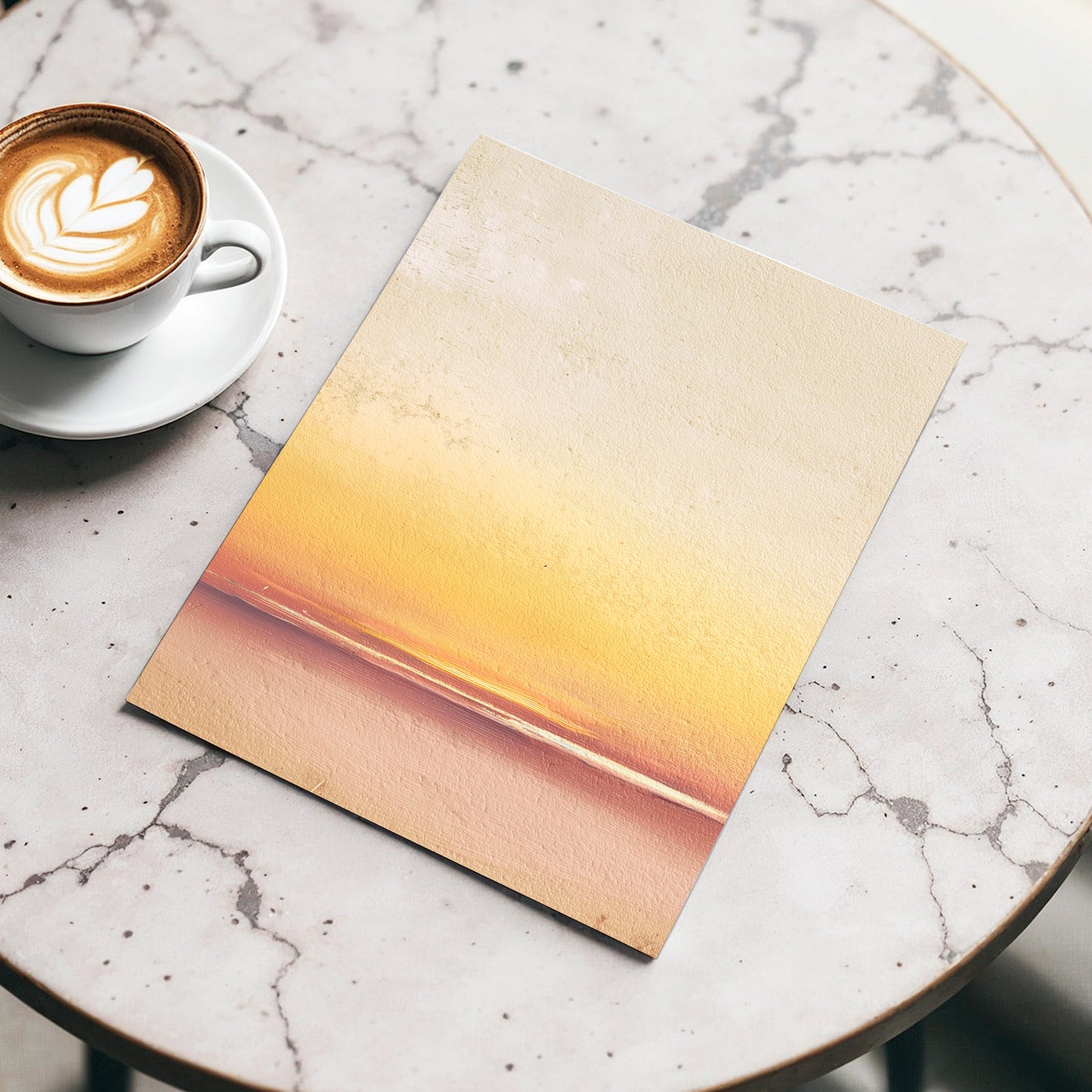 Hushed Horizon – wall art displayed in a styled interior, gallery view 3