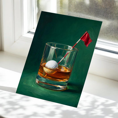 Whiskey Golf Glass