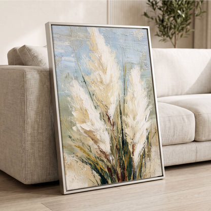 Ivory Meadow – wall art displayed in a styled interior, gallery view 2