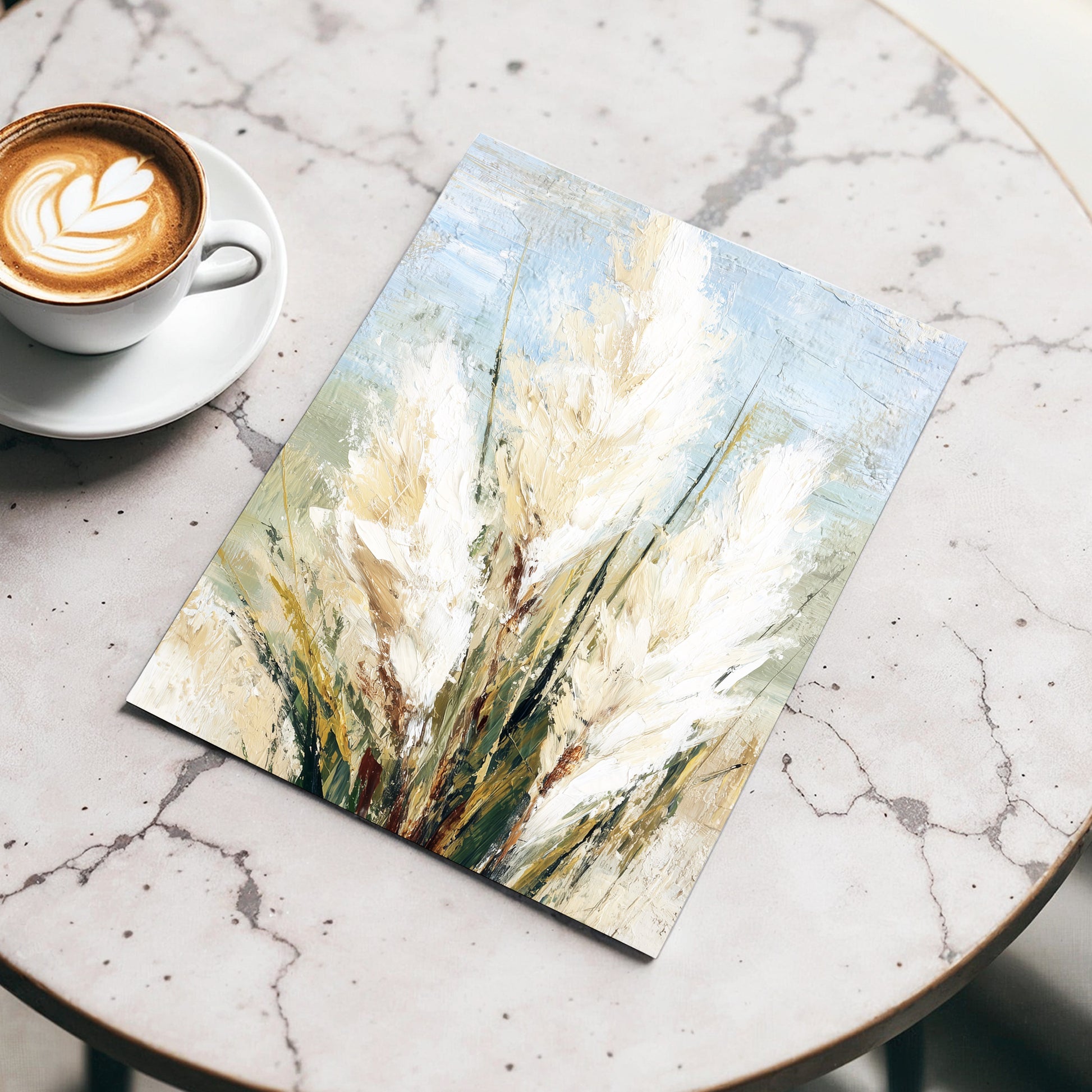 Ivory Meadow – wall art displayed in a styled interior, gallery view 3