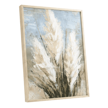 Ivory Meadow – oak framed poster option