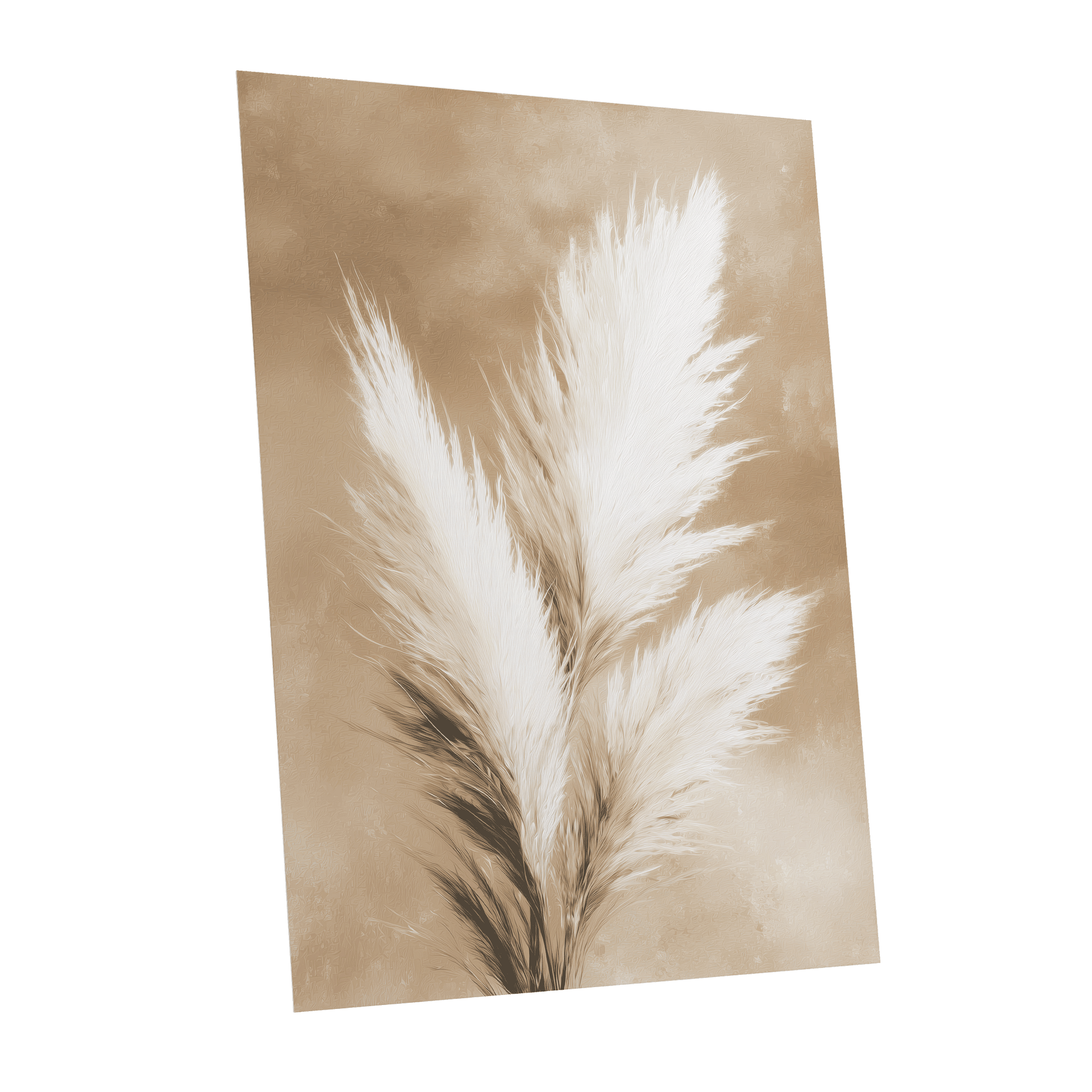 Ivory Plume Reverie – unframed poster option