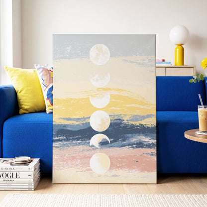 Lunar Tides – canvas wall art in a styled interior, gallery view 1