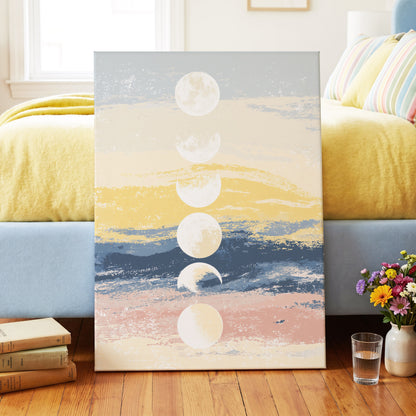 Lunar Tides – canvas wall art in a styled interior, gallery view 2