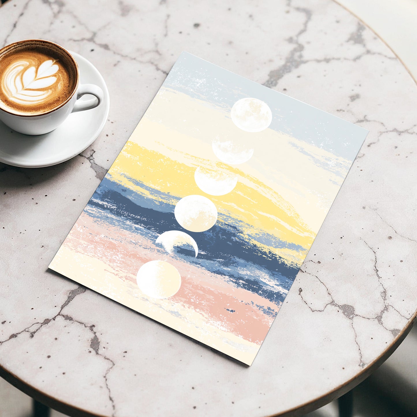 Lunar Tides – wall art displayed in a styled interior, gallery view 3