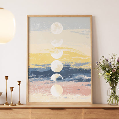 Lunar Tides – wall art displayed in a styled interior, gallery view 5