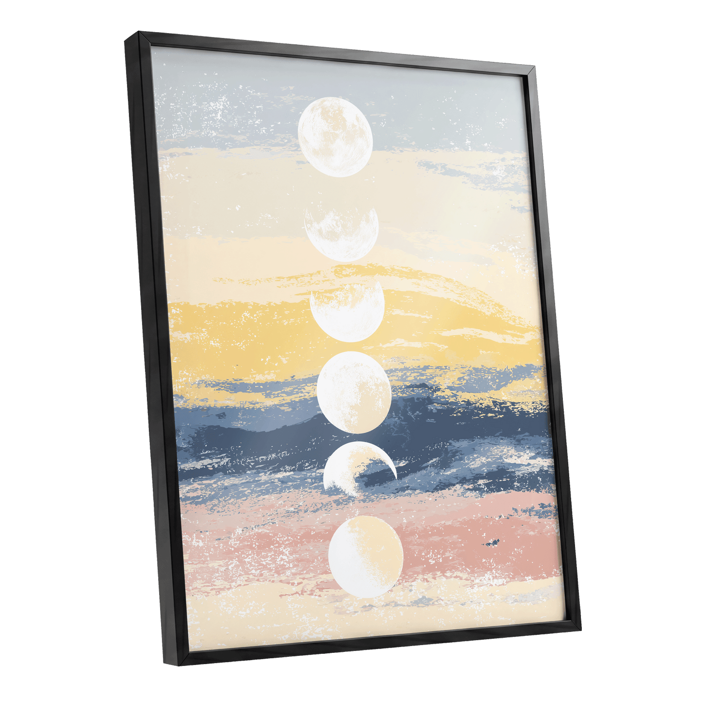 Lunar Tides – black framed poster option