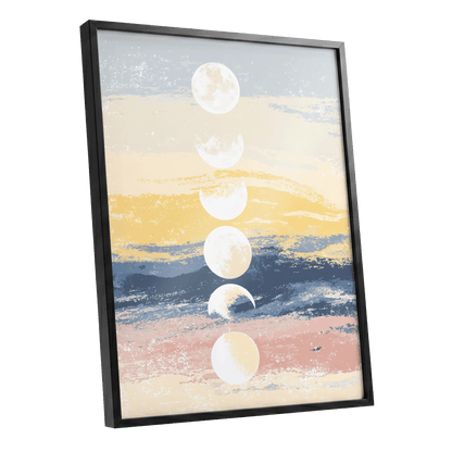 Lunar Tides – black framed poster option