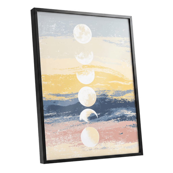 Lunar Tides – black framed poster option