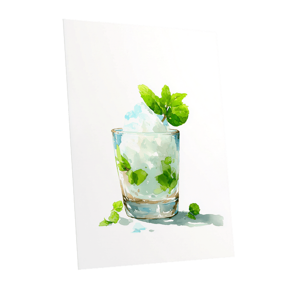 Mint and Ice Study – unframed poster option