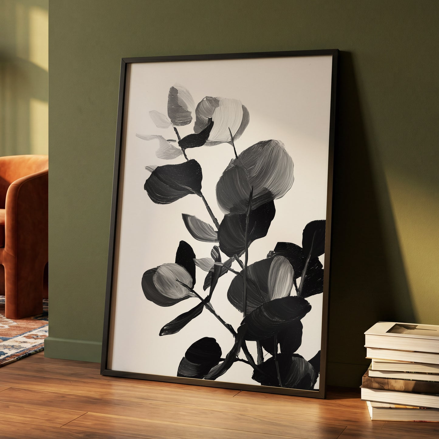 Monochrome Canopy – wall art displayed in a styled interior, gallery view 4