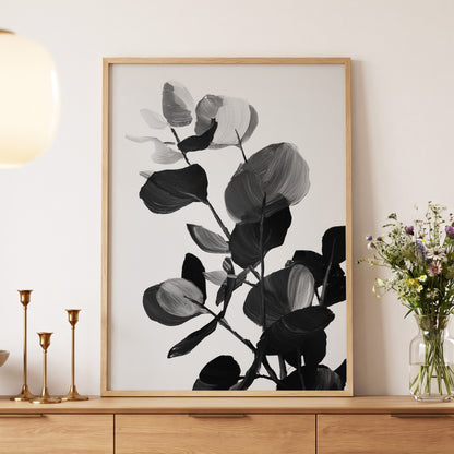 Monochrome Canopy – wall art displayed in a styled interior, gallery view 5