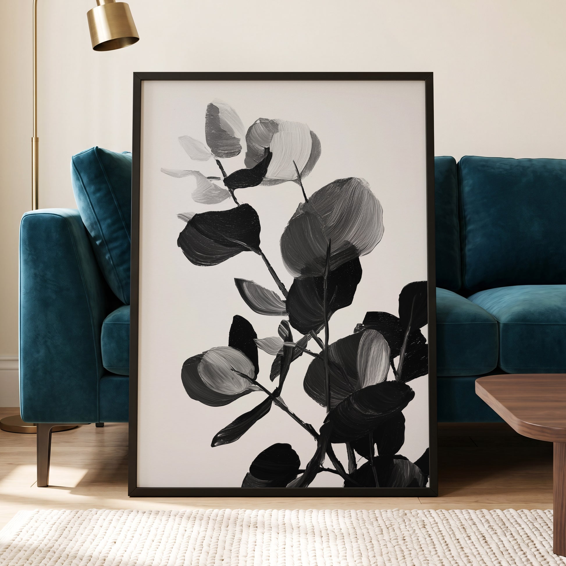 Monochrome Canopy – wall art displayed in a styled interior, gallery view 6