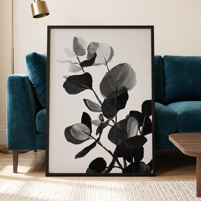 Monochrome Canopy – wall art displayed in a styled interior, gallery view 6