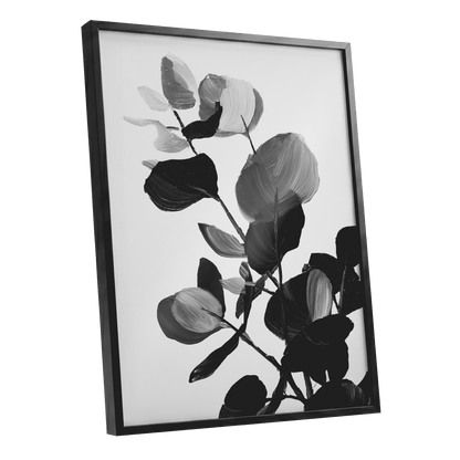 Monochrome Canopy – black framed poster option