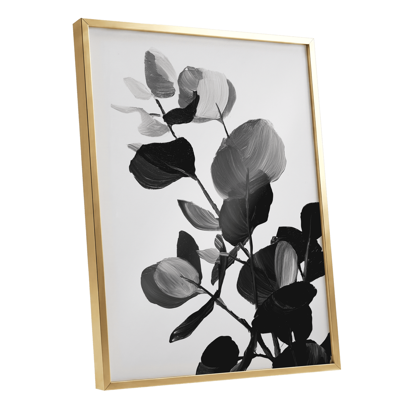 Monochrome Canopy – gold framed poster option