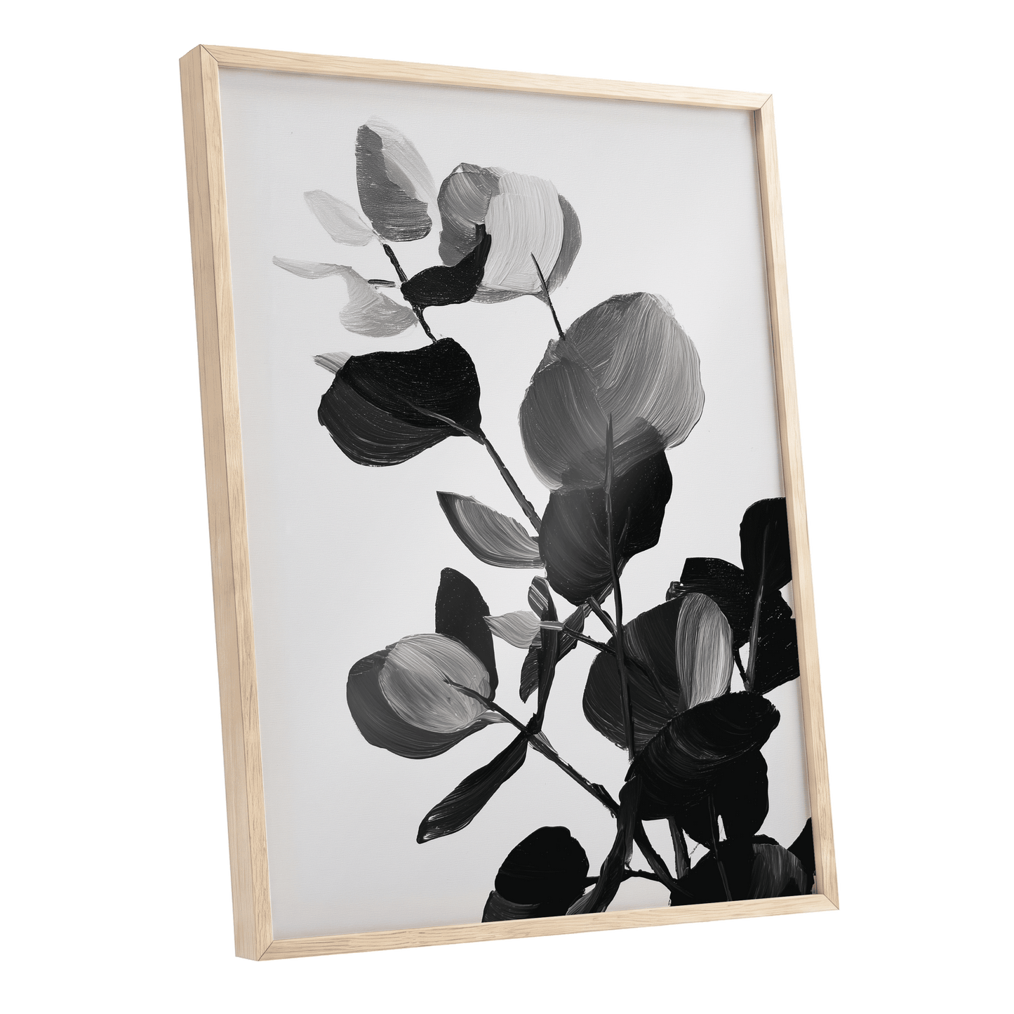 Monochrome Canopy – oak framed poster option