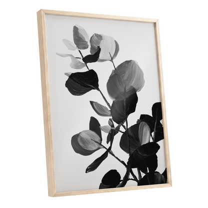 Monochrome Canopy – oak framed poster option