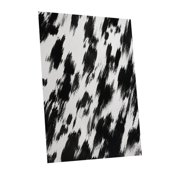 Monochrome Momentum, black, white, gray abstract wall art shown as a unframed poster wall art print