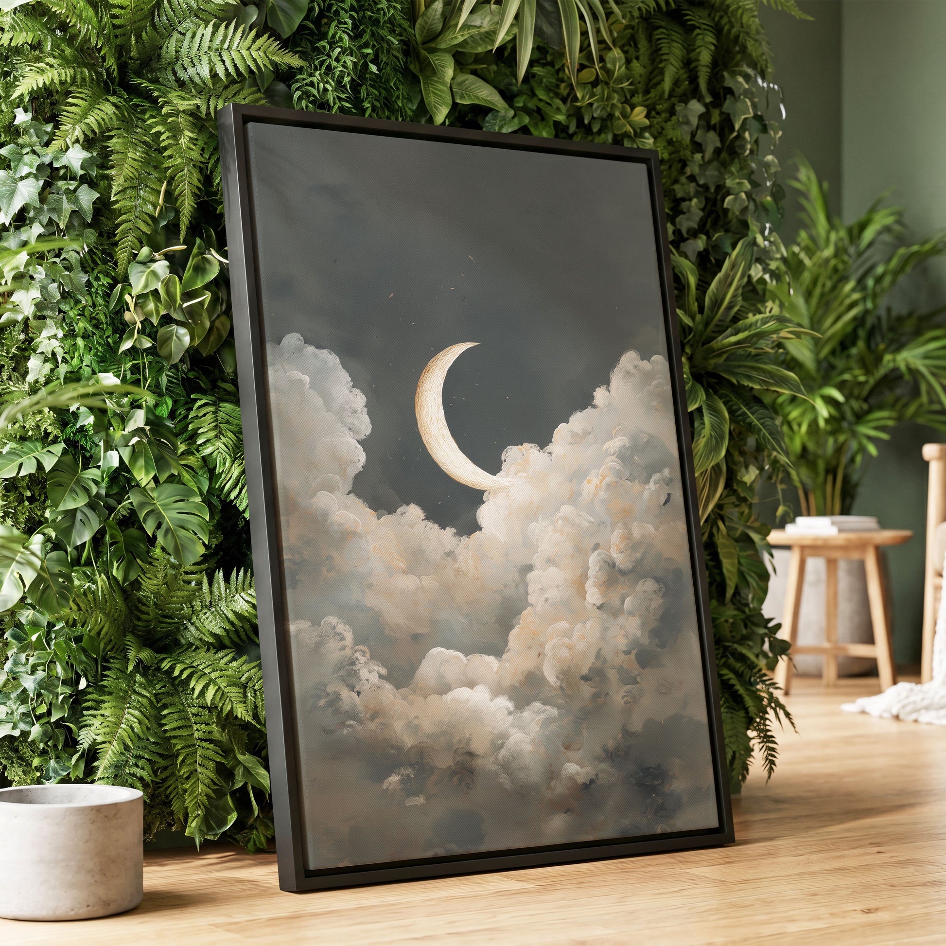 Moonlit Reverie – wall art displayed in a styled interior, gallery view 1
