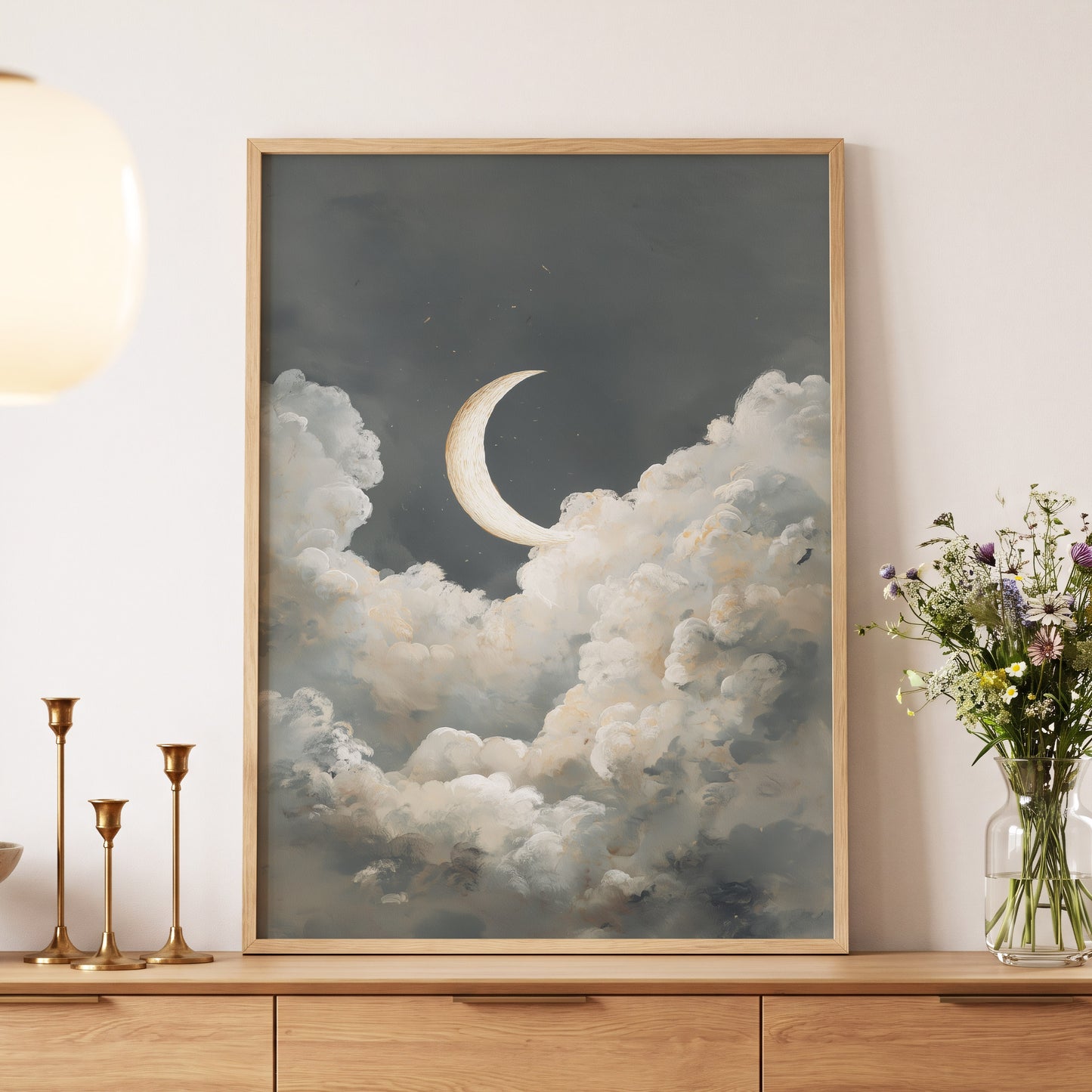 Moonlit Reverie – wall art displayed in a styled interior, gallery view 5