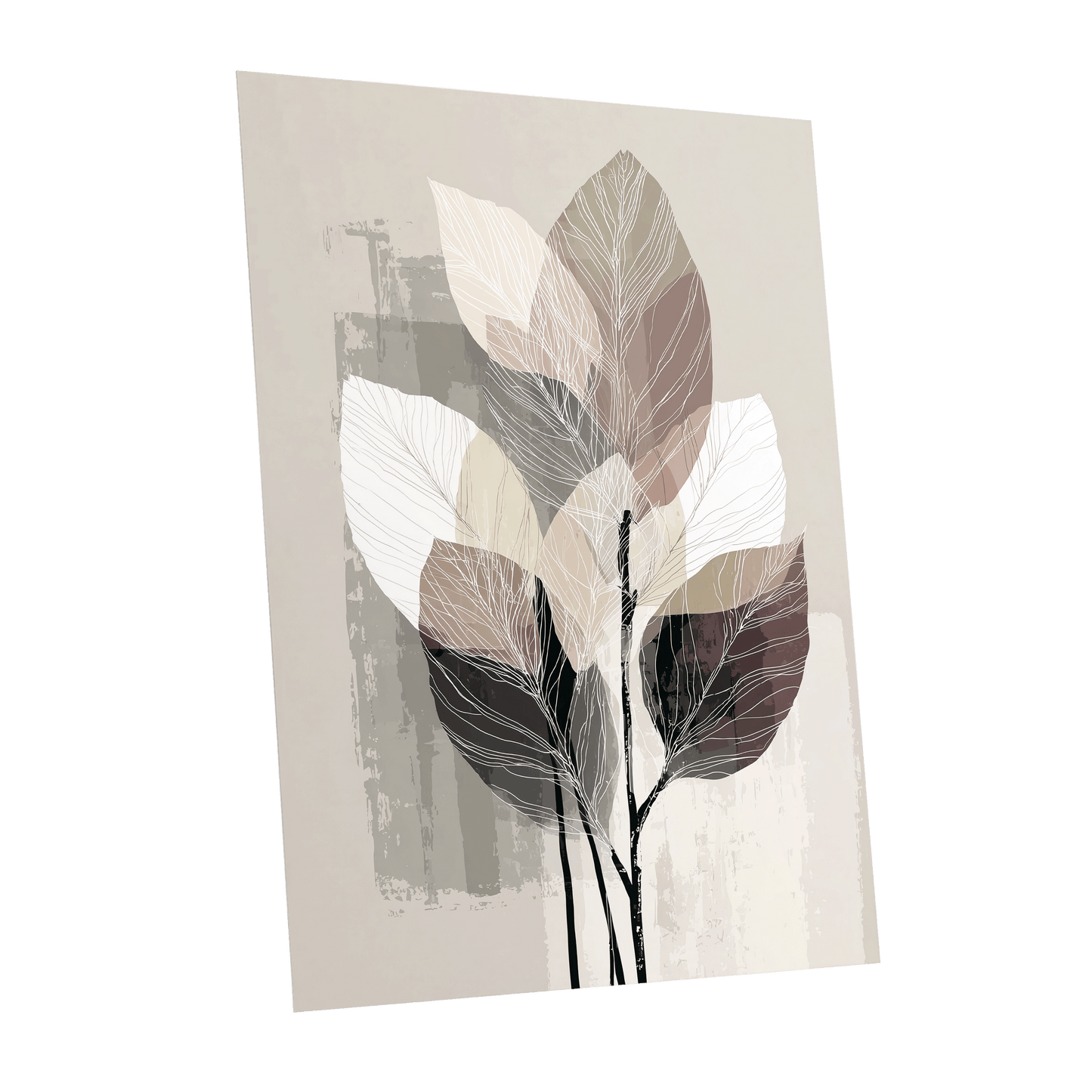 Mushroom Leaf Study – unframed poster option