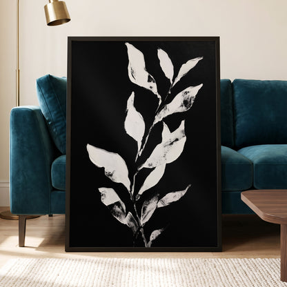 Nocturne Leaves – wall art displayed in a styled interior, gallery view 6