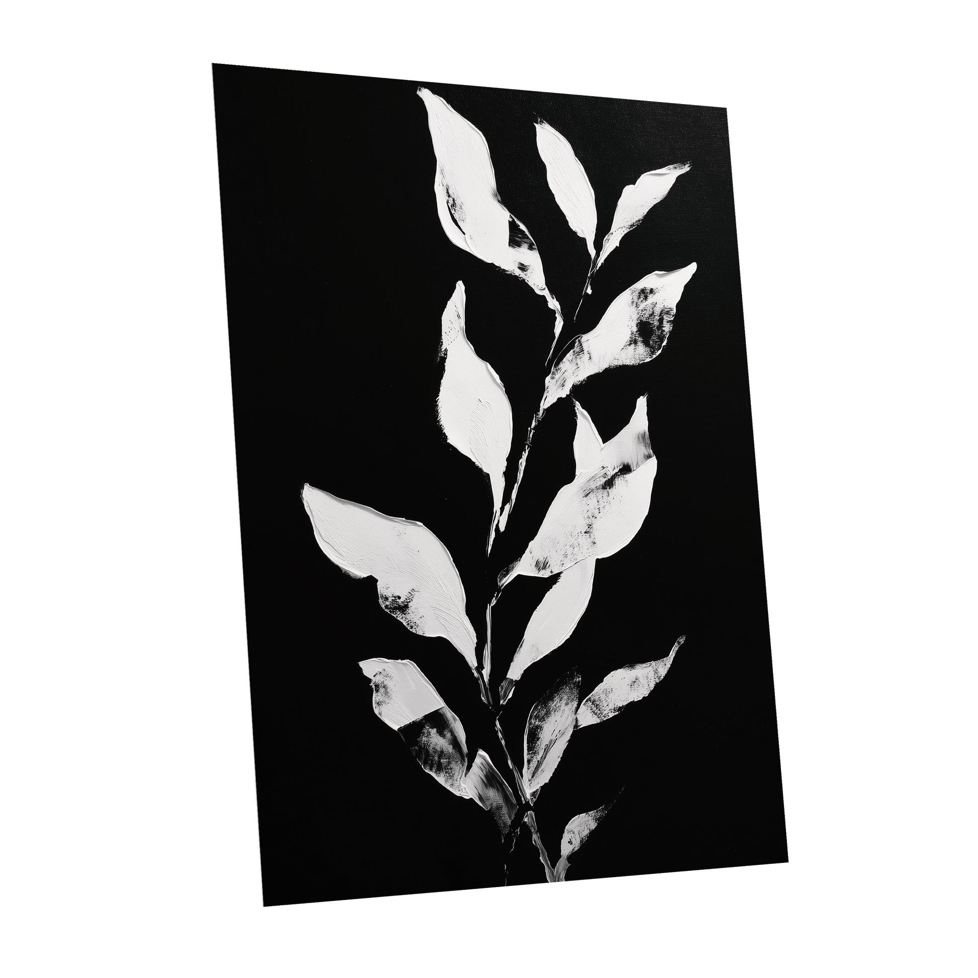 Nocturne Leaves – unframed poster option