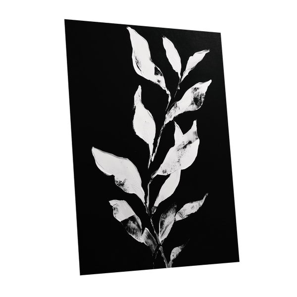 Nocturne Leaves – unframed poster option
