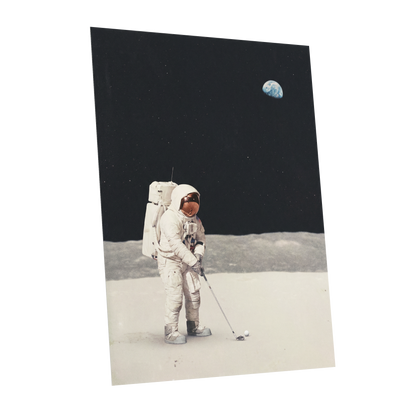 One Small Swing, black, white, gray minimalist wall art shown as a unframed poster wall art print