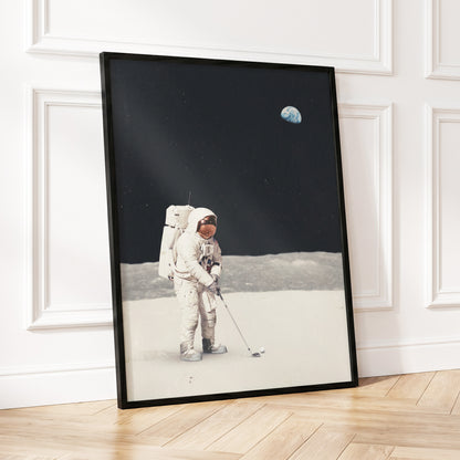 One Small Swing, black, white, gray minimalist wall art displayed in a styled interior, gallery view 6
