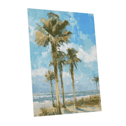 Palm Light Reverie – unframed poster option