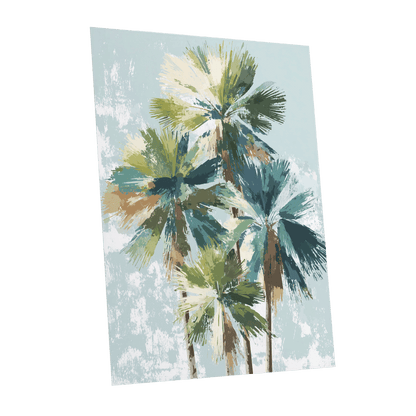 Palms in Coastal Light – unframed poster option