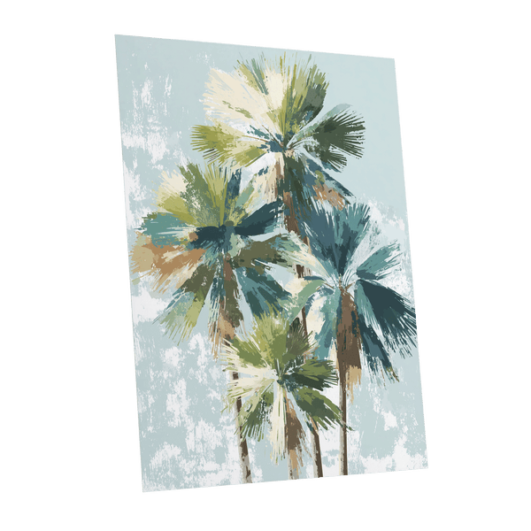 Palms in Coastal Light – unframed poster option