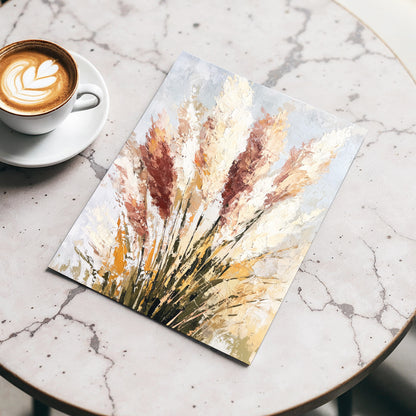 Plumes in Quiet Bloom – wall art displayed in a styled interior, gallery view 3