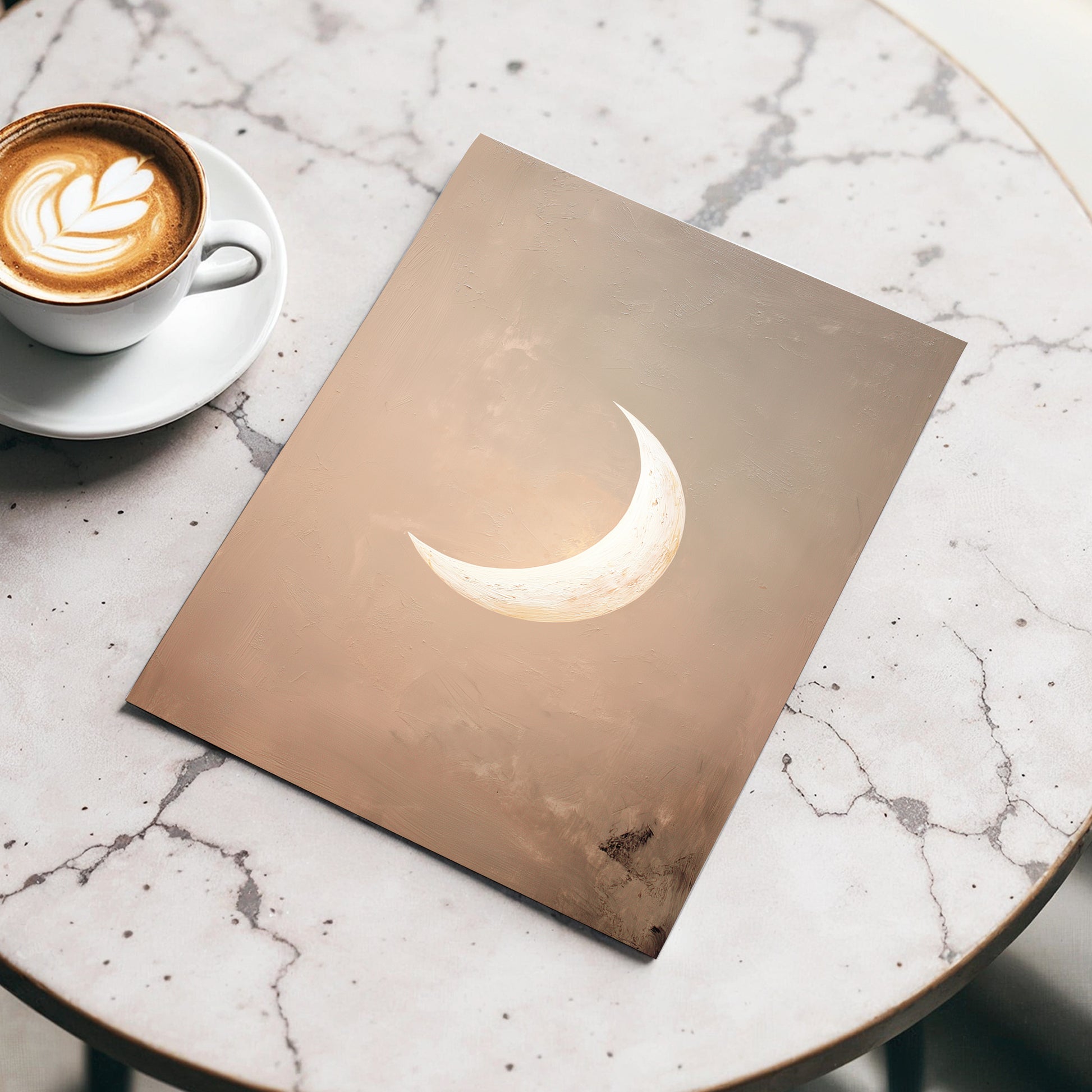 Quiet Crescent – wall art displayed in a styled interior, gallery view 3