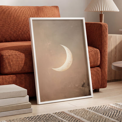 Quiet Crescent – wall art displayed in a styled interior, gallery view 6