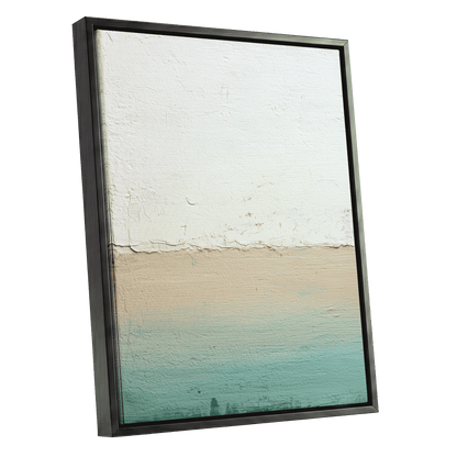 Quiet Divide – black framed canvas option