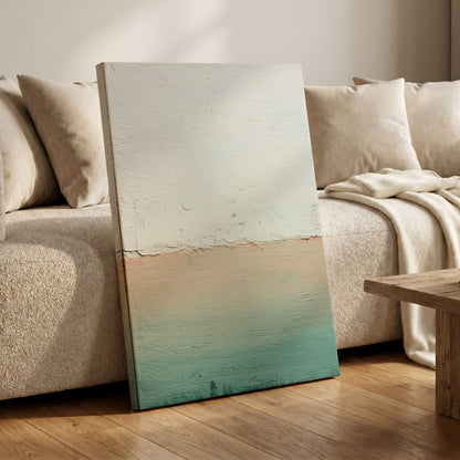 Quiet Divide – canvas wall art in a styled interior, gallery view 1