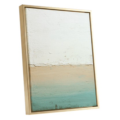 Quiet Divide – gold framed canvas option