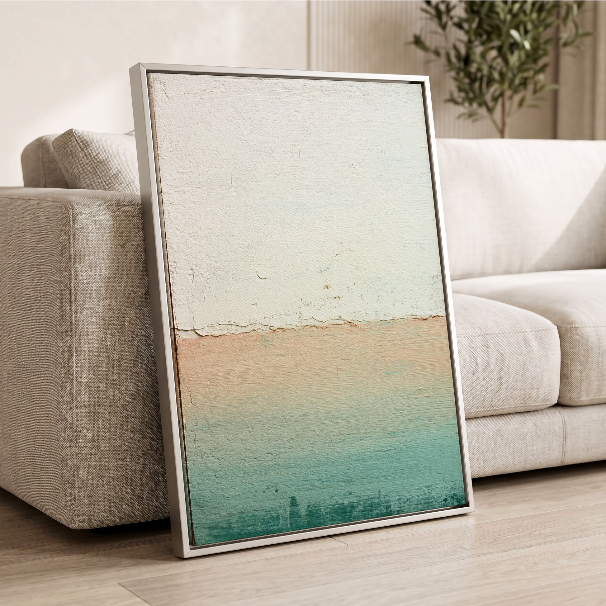 Quiet Divide – wall art displayed in a styled interior, gallery view 2