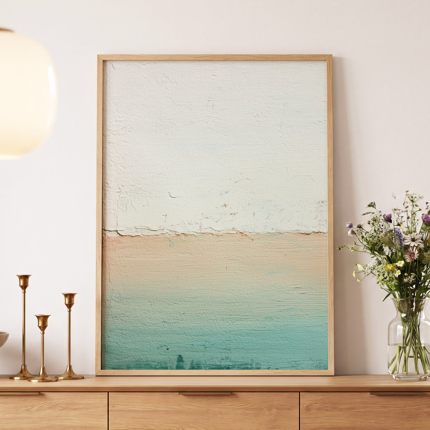 Quiet Divide – wall art displayed in a styled interior, gallery view 5