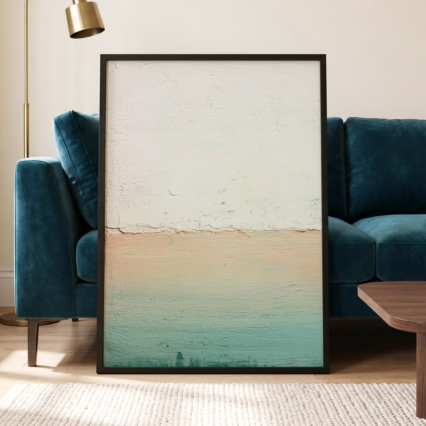 Quiet Divide – wall art displayed in a styled interior, gallery view 6