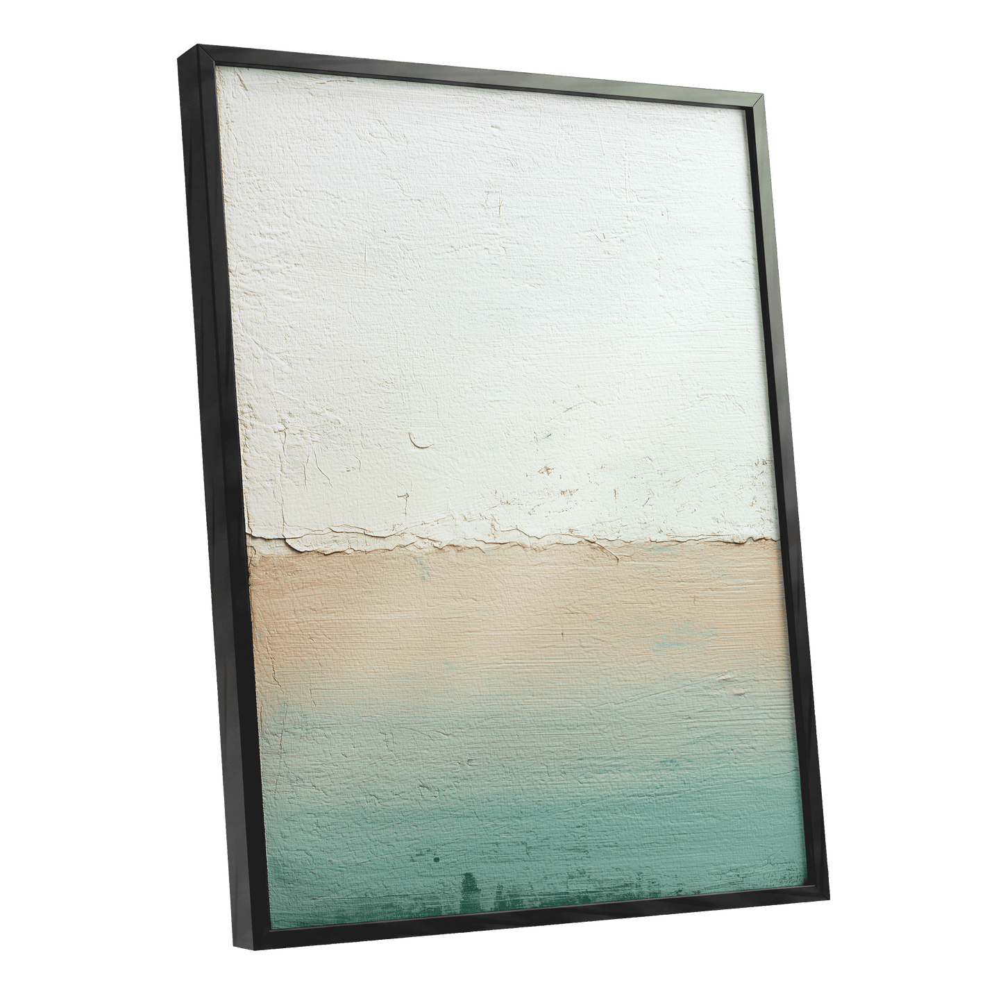 Quiet Divide – black framed poster option