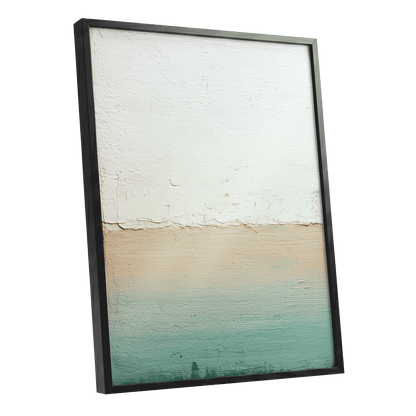 Quiet Divide – black framed poster option