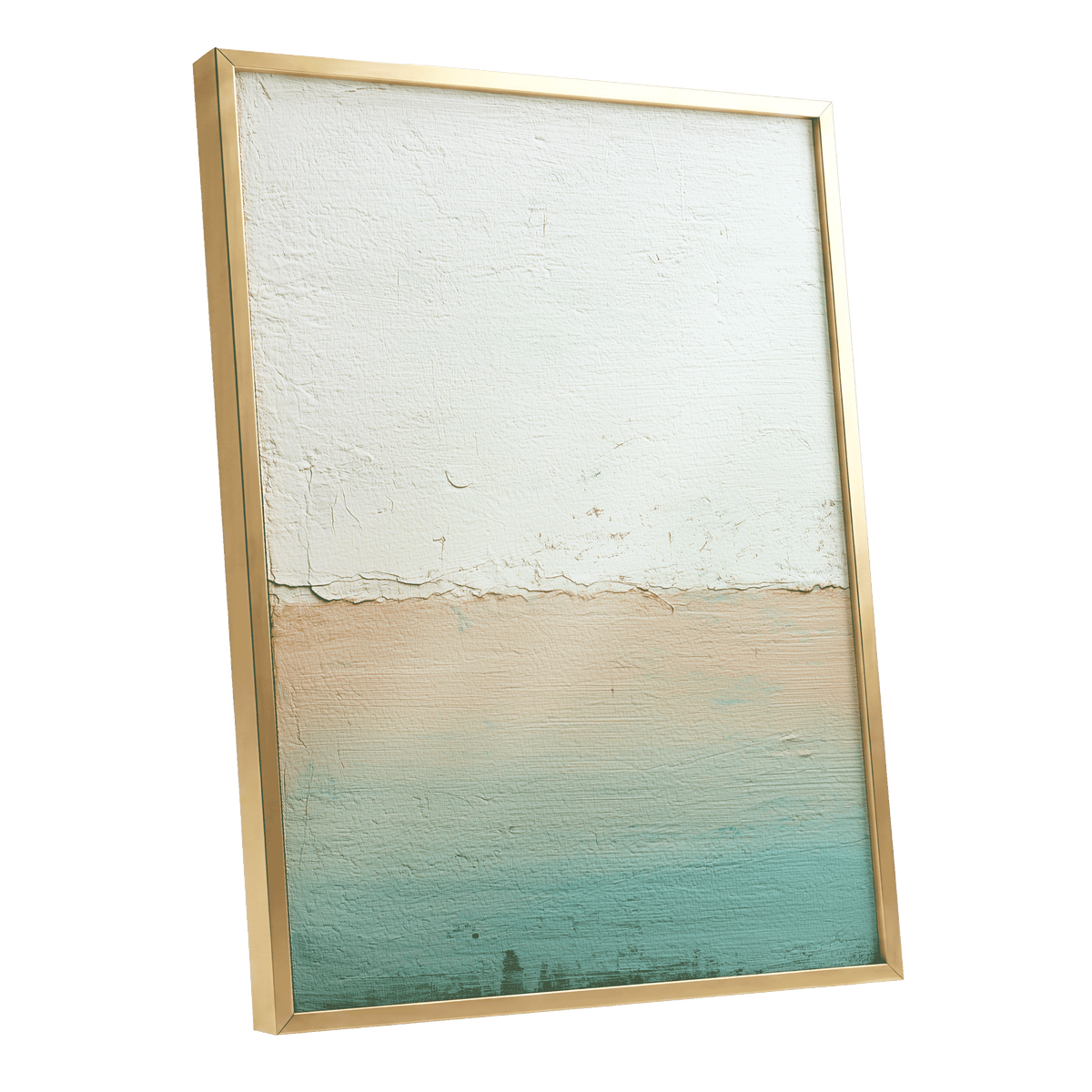 Quiet Divide – gold framed poster option