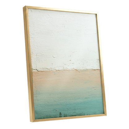 Quiet Divide – gold framed poster option