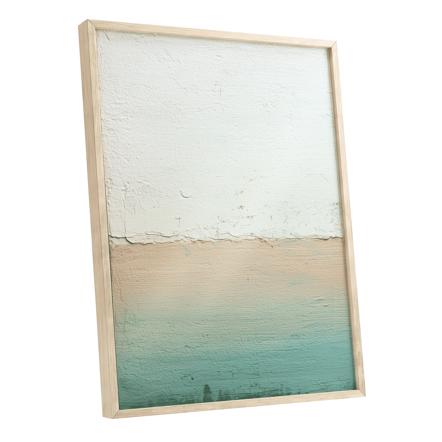 Quiet Divide – oak framed poster option