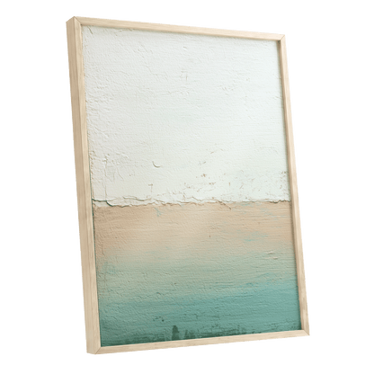 Quiet Divide – oak framed poster option